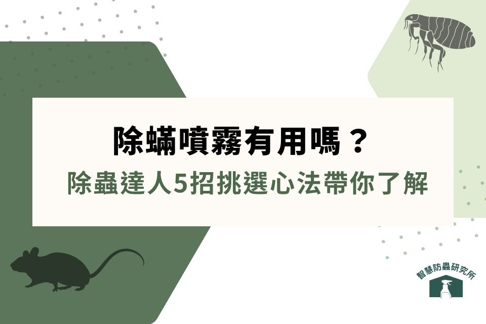 除蟎噴霧有用嗎？除蟲達人揭5招除蟎噴霧全聯挑選心法